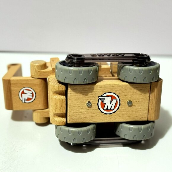 EDToy Magnamobiles Imaginative Transformable Wooden Dump Truck & Cement Truck - Picture 7 of 9